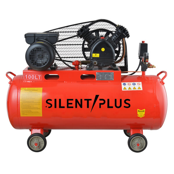 Compressor de ar lubrificado a óleo com correia 100L